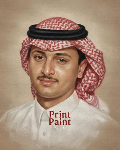طباعة ورسم صورة شخصية مقاس A3