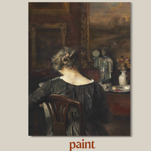 لوحة كلاسيكية بطابع زيتي Paintsgallery