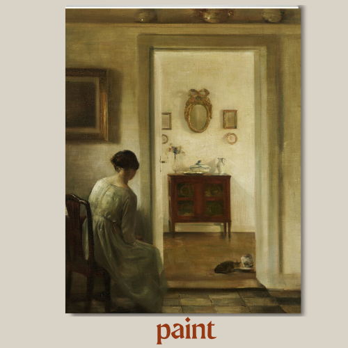 لوحة كلاسيكية بطابع زيتي Paintsgallery