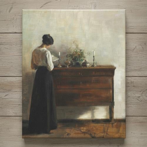 لوحة كلاسيكية بطابع زيتي 03 Paintsgallery