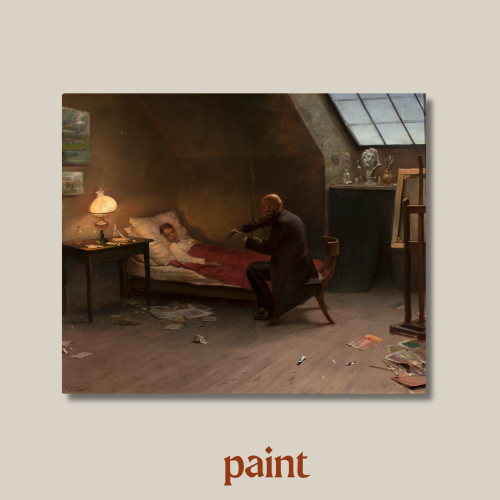 لوحة كلاسيكية بطابع زيتي Paintsgallery