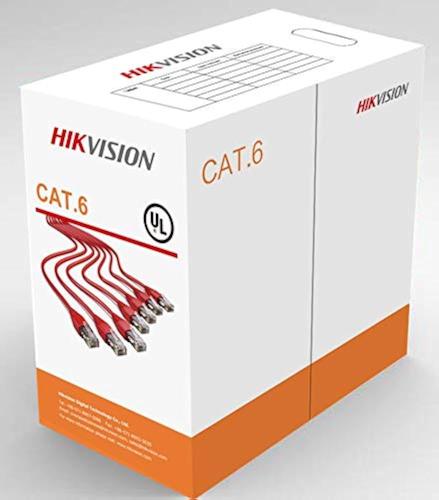 HIKVISION CAT6 White UTP Cable 24AWG (305m per box...