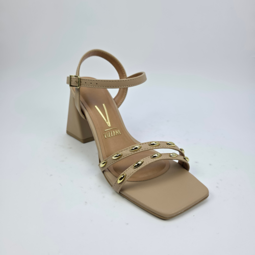 كعب نسائي برازيلي - 6464-138 - BEIGE - VIZZANO