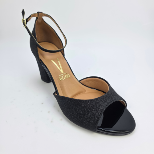صندل نسائي سهرة كعب برازيلي VIZZANO-BLACK - 6262-4...