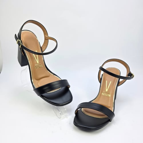 صندل نسائي كعب برازيلي VIZZANO- 6409-208 - BLACK