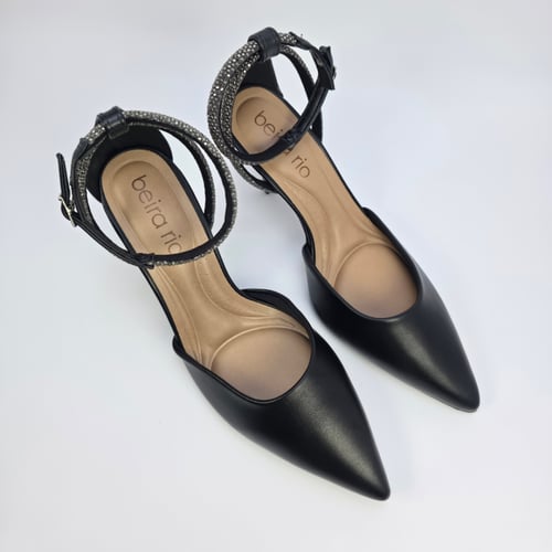 صندل نسائي كعب برازيلي - BLack-4122-1490