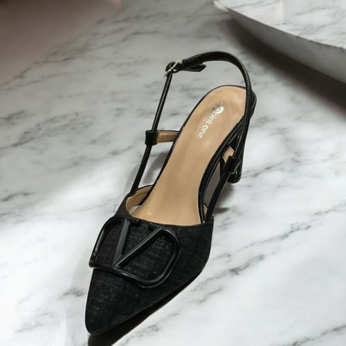 صندل نسائي كعب ايطالي الوان