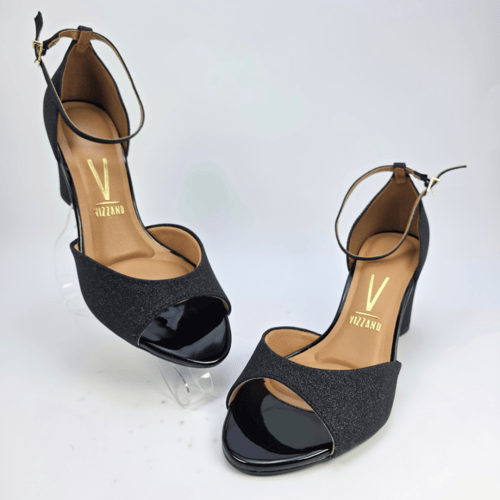 صندل نسائي سهرة كعب برازيلي VIZZANO-BLACK - 6262-4...