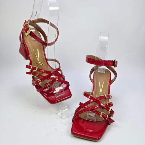 صندل نسائي برازيلي VIZZANO- 6464-140 - SHINY RED