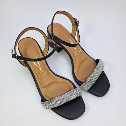 صندل نسائي كعب برازيلي VIZZANO- 6428-139 - BLACK