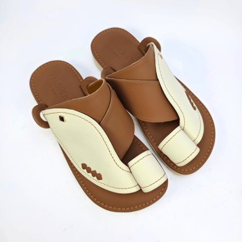 حذاء رجالي شرقي ايطالي فلوراء B-4000 IVORY TAN