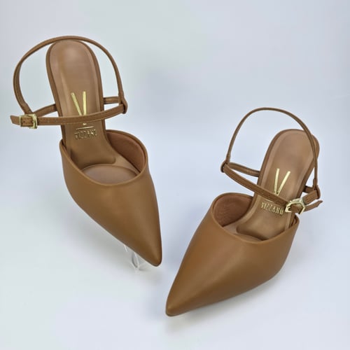 كعب نسائي برازيلي - KHAKI - VIZZANO