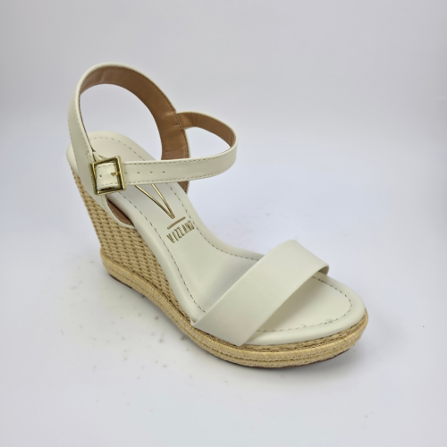 صندل نسائي برازيلي كعب روكي 6283.5000 OF WHITE