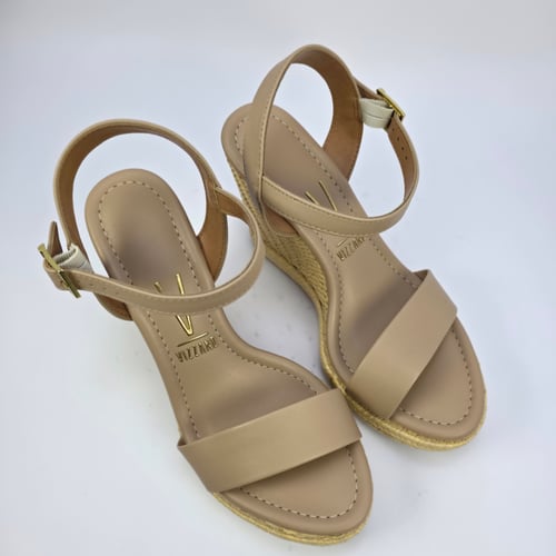 صندل نسائي برازيلي كعب روكي 6283-5000 - BEIGE