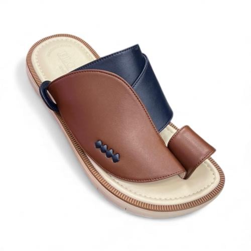 حذا رجالي شرقي إيطالي فلوراء كحلي IT1658