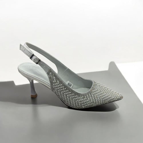 صندل نسائي كعب ايطالي الوان