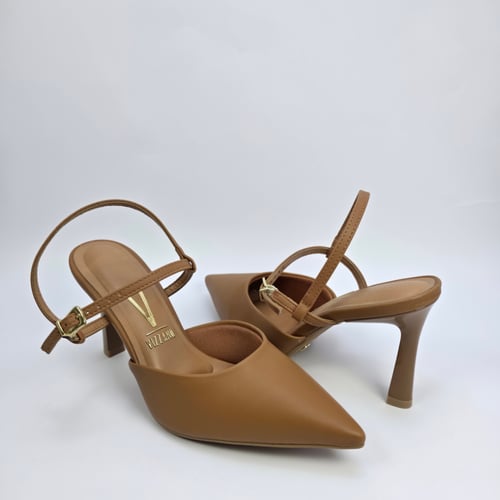 كعب نسائي برازيلي - KHAKI - VIZZANO