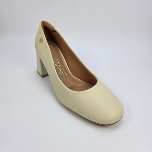 صندل نسائي كعب برازيلي - CREAM-1446-100