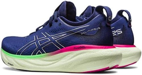 حذاء الجري ASICS Gel-Nimbus 25 باللون الأزرق النيل...