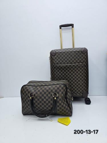 شنط سفر فيبر ملبس جلد