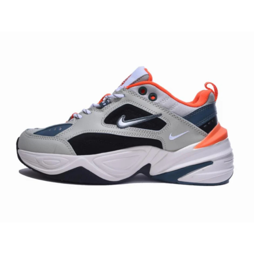 حذاء نسائي نايك M2K رمادي مع أورنج