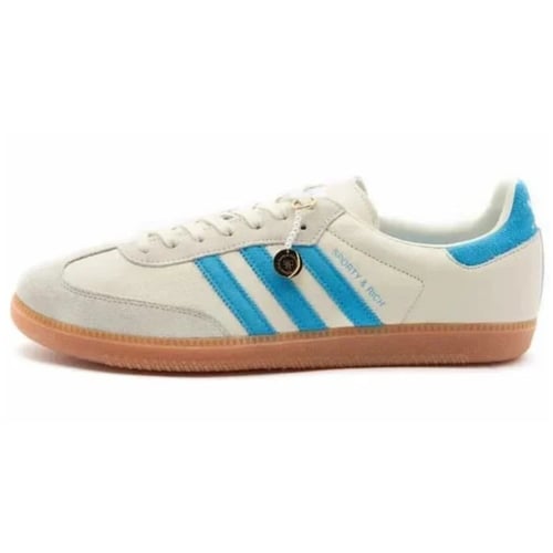 اديداس -سامبا ابيض/ازرق