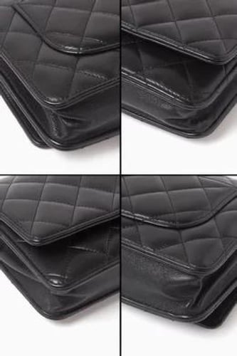 شنطة نسائية سوداء مبطنة كروس بتصميم أنيق