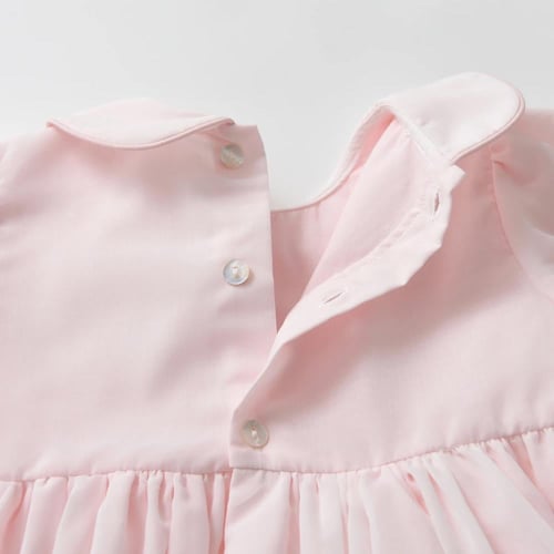 فستان تصميم إسباني، صيفي من القطن تطريز يدوي اللون...