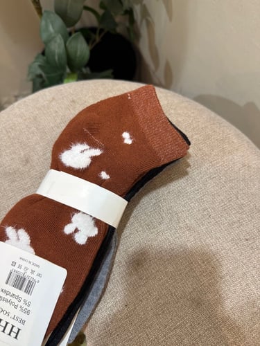جوارب لون عشوائي