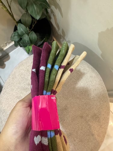 جوارب لون عشوائي
