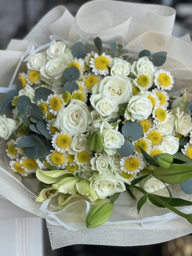 باقة زهور مبهجه