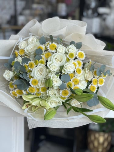 باقة زهور مبهجه