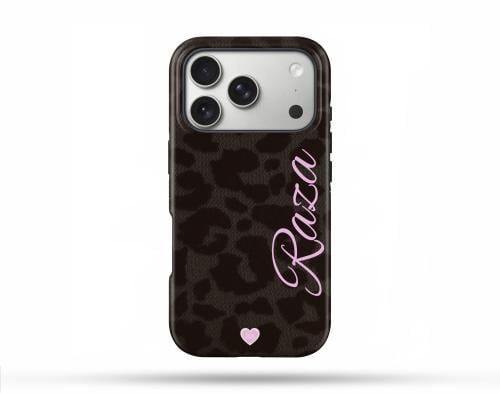 Dark Leopard Print