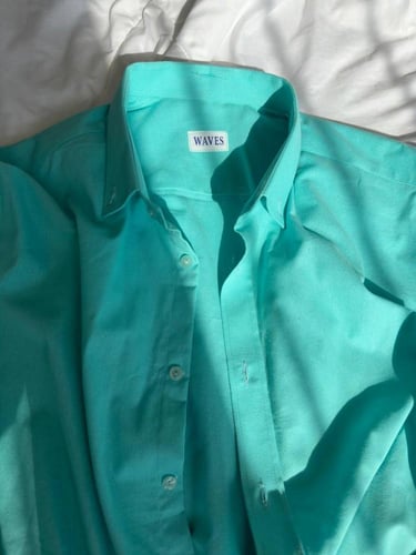 قميص لينن اللون لايت بلو |light blue