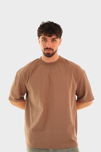 أوفـر سايز تيشيرت – Cocoa Brown