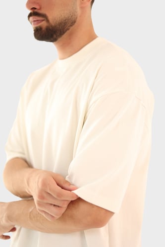 أوفـر سايز تيشيرت – Ivory