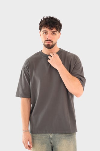 أوفـر سايز تيشيرت – Graphite