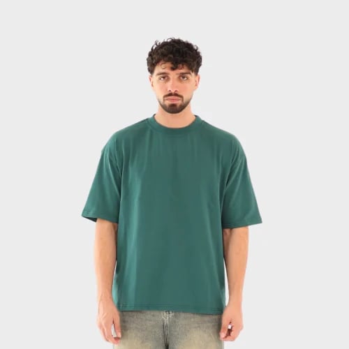 تيشيرت اوفر سايز فيروزي Basic