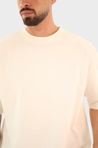 أوفـر سايز تيشيرت – Ivory