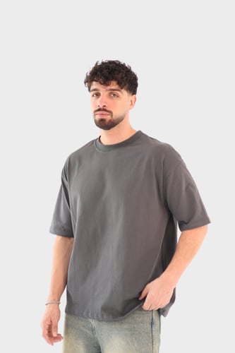 أوفـر سايز تيشيرت – Graphite