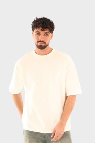 أوفـر سايز تيشيرت – Ivory