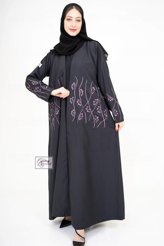 نص كلوش لف مع تطزيز القماش كريب الراقيه AJ-112