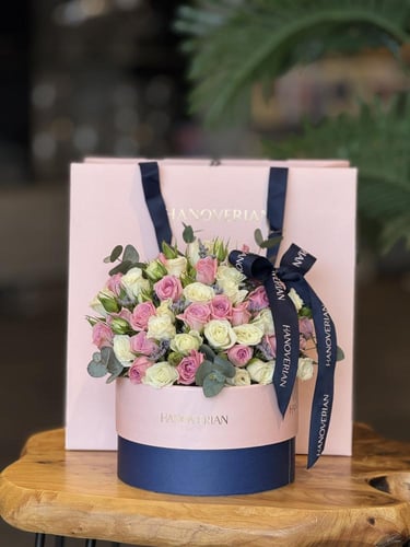 تنسيق ورد مع شوكولا هانوفريان