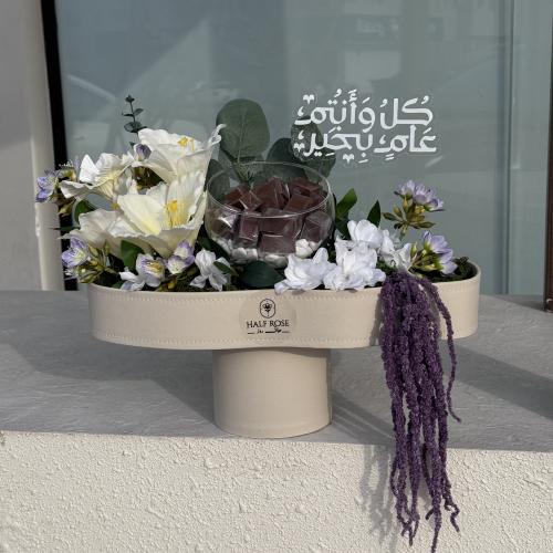 تنسيق العيد شوكلت وورد صناعي