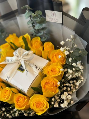 باقة ورد مع باتشي