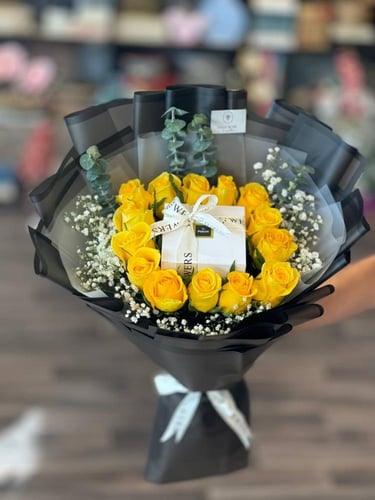 باقة ورد مع باتشي