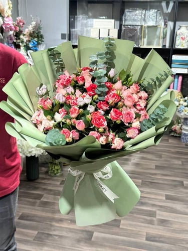 باقة بيبي روز HF038