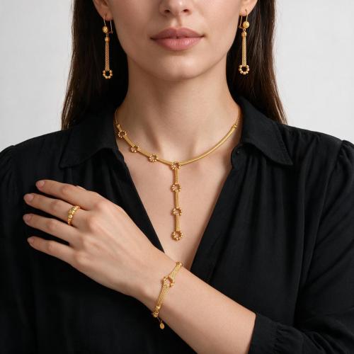 طقم ذهب - عيار 21
