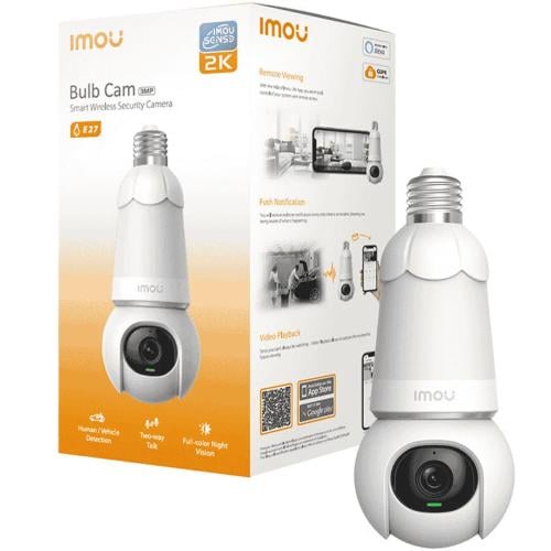 كاميرا مراقبة مع لمبة 2 في 1 لاسلكية Bulb Cam 3MP imou