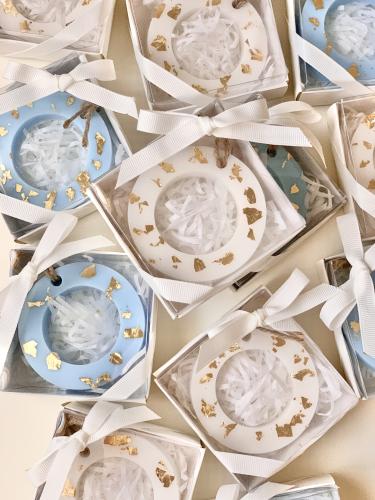 صابون حلقات بورق الذهب